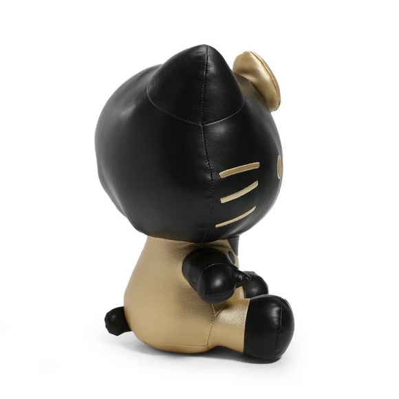 KidRobot Sanrio Collab Hello Kitty Premium 13" Plush (Black and Gold) NEW! - Picture 7 of 8